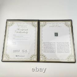 Westminster Philatelic Classics 1840 Twopenny Two Penny Blue Stamp COA