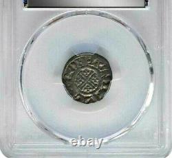 1205 -1207 Grande-bretagne Penny, John, London Mint, Pcgs Au 55 S-1351 Courte Croix