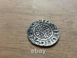 1216 -1247 Henry III Courte Croix Martelée Argent Penny Ioan On Cante R07ag