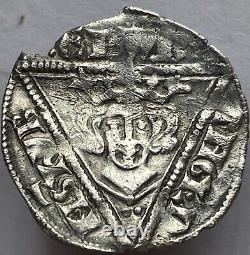 1272-1307 Rare Ireland Edward I (1er) Pièce de monnaie en argent martelé Penny Waterford Mint