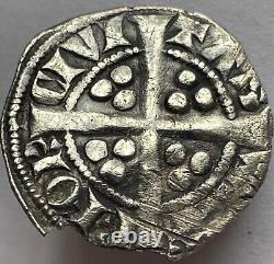 1272-1307 Rare Ireland Edward I (1er) Pièce de monnaie en argent martelé Penny Waterford Mint