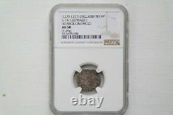 1279-1307 Grande-bretagne Argent Penny Edward I Ngc Au 50 Grade