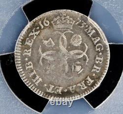 1673 Charles II Grande-Bretagne Argent Maundy 4 Pence Groat 4D PCGS VF30 S-3384