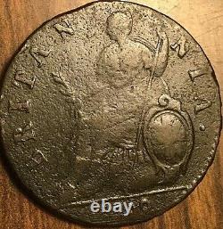 1699 Uk GB Grande-bretagne Demi-penny Coin