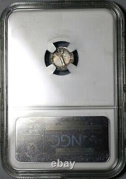 1709 NGC MS 62 Anne Penny Grande-Bretagne Pièce d'argent POP 1/0 (20012102C)