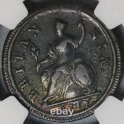 1717 NGC VF 30 George I Décharge 1/2 Penny Cuivre Pièce de Grande-Bretagne (23012002C)