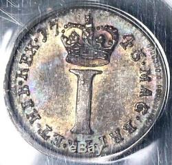 1746 Pcgs Ms 66 George II Penny Grande-bretagne Argent Overdate Ogh Coin 19112402c