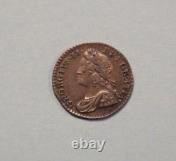 1750 Grande-bretagne Argent 1 Penny Maundy King George II Royaume-uni Anglais