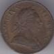 1771 Grande-bretagne George Iii Halfpenny Us Colonial Coin Cuivre 1/2 Penny