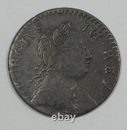 1774 Grande-Bretagne Roi George III 1/2 Penny Très Beau TRÈS BIEN