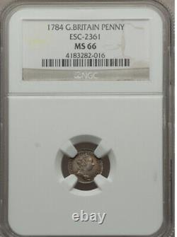 1784 Grande-Bretagne George III Penny MS 66 Rare