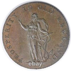 1794 Grande-Bretagne Conder Token 1/2 Penny Essex Chelmsford UNC Non certifié #949