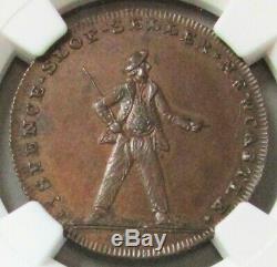 1794 Grande-bretagne 1/2 Penny Anchor Token Ngc Middlesex-spence Mme Brown 62