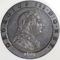 1797 Ngc Au 50 George III 2 Pence Cartwheel Soho Grand Coin Bretagne (de 19012905c)