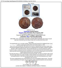 1797 Royaume-uni Grande-bretagne Royaume-uni King George III Old Penny Coin Ngc I106218