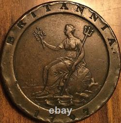1797 Uk GB Grande-bretagne Cartwheel Twopence Coin