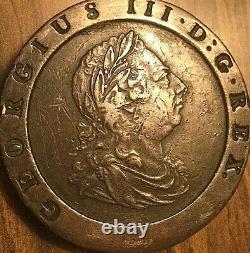 1797 Uk GB Grande-bretagne Twopence Coin