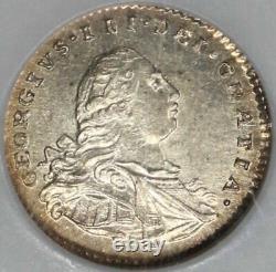 1800 MS 64 George III Maundy Penny Pièce de monnaie en argent de Grande-Bretagne (21092303C)