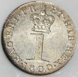 1800 MS 64 George III Maundy Penny Pièce de monnaie en argent de Grande-Bretagne (21092303C)