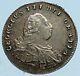1800 Royaume-uni Grande-bretagne Royaume-uni King George Iii Argent Penny Coin I97610