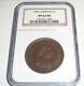 1806 Grande-bretagne 1p Grand Penny Coin Classé Ngc Ms 62 Bn George Iii Britannia