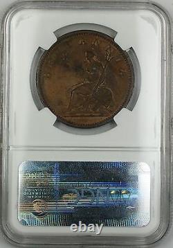 1806 Soho Grande-bretagne Penny Coin George III Ngc Au-55 Brown Bn Akr