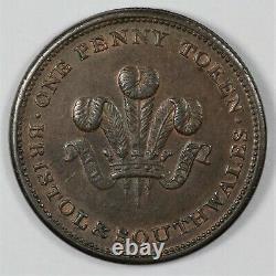 1811 Grande-bretagne Bristol & Pays De Galles Du Sud Cuivre Penny Token Ex Cokayne