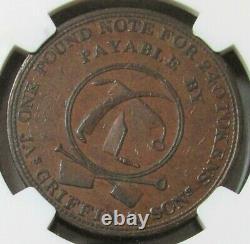 1814 Grande-bretagne Penny Withymoor Scythe Works Ames Griffin & Sons Ngc Xf 45 Bn