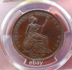 1826 Grande-bretagne George IV Proof Penny, Pcgs Pr63 Rare