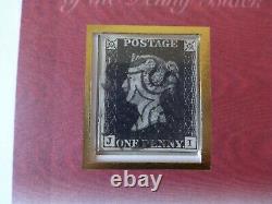 1840 1d Penny Black + Cartwheel Penny Coin Cover World First Scarce 1/200