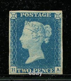 1840 2 Penny Bleu Pâle Sg6 Catalogué £45,000