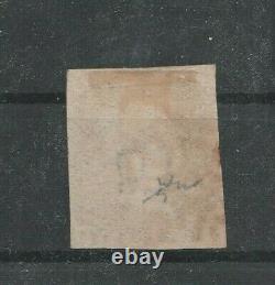 1840 Grande-bretagne Utilisé Penny Noir 4 Bonnes Marges Certificat G. Chiavarello