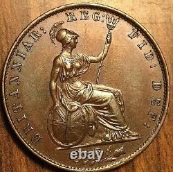 1841 Uk GB Grande-bretagne Demi-penny Coin