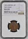 1853 Grande-bretagne 1/4p Farthing Raised Ww Ngc Ms 64 Bn Pq Avec Des Droits Sur Rb