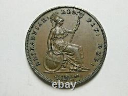 1857 Grande-bretagne Penny Queen Victoria Young Head