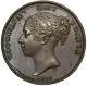 1857 Penny (pt) Victoria British Copper Coin V Nice