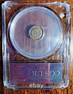 1862 Grande-Bretagne 1-1/2 penny argent AU Date clé