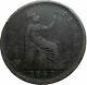 1862 Royaume-uni Grande-bretagne Royaume-uni Queen Victoria Véritable Penny Coin I79514