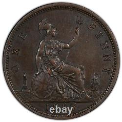 1863 1d Grande-Bretagne Penny S-3954 Pcgs Au Détails #42757549 Attrait Visuel