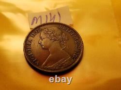 1864 Grande-bretagne Farthing Coin Idm141