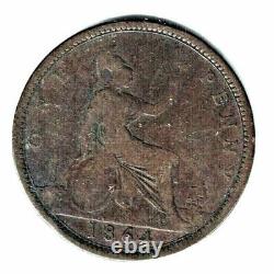 1864 Grande-bretagne One Penny Plain 4