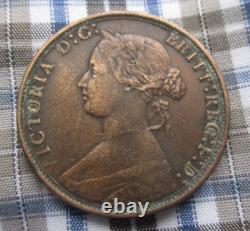 1865/3 Grande-Bretagne 1865/3 1/2 Penny Rare Très Bonne Condition - Livraison Gratuite