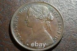1867 Grande-bretagne Grand Penny Près D'une Pièce Rare Non Circulée