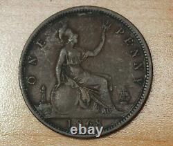 1868 Grande-bretagne 1 Penny