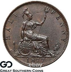 1877 Grande-bretagne 1/2 Penny, Grande-bretagne