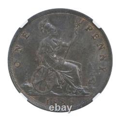 1886-grande-bretagne Penny-victoria Bn (ms 63-ngc)
