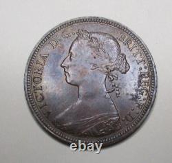 1889 Grande-Bretagne Jeune Tête Victoria Demi-penny - Haut grade tonifié - LIVRAISON GRATUITE