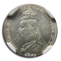1890 Grande-Bretagne Maundy Penny en argent Victoria MS-64 NGC