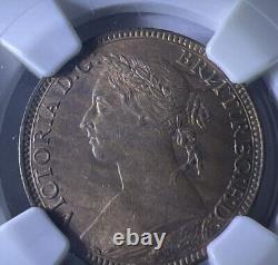 1890 Grande-Bretagne Penny NGC MS 64 RB