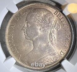 1890 Grande-bretagne Penny Ngc Ms 64 Rb